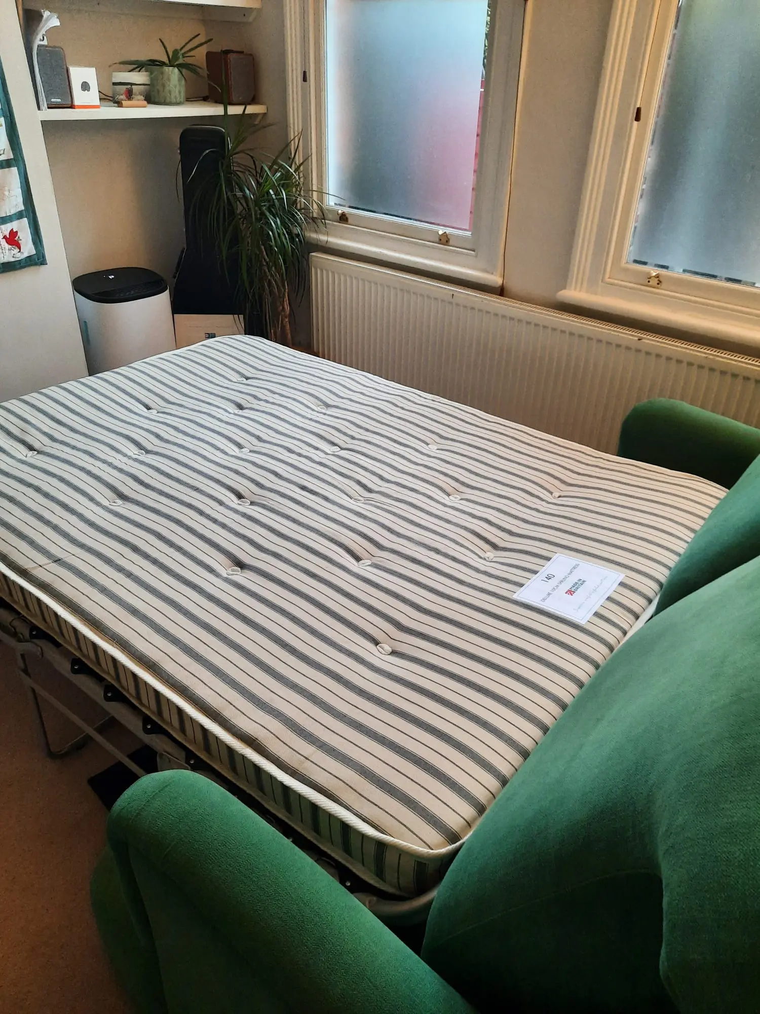 Loaf Pudding Sofa Bed in Brushed Cotton, Barely Used