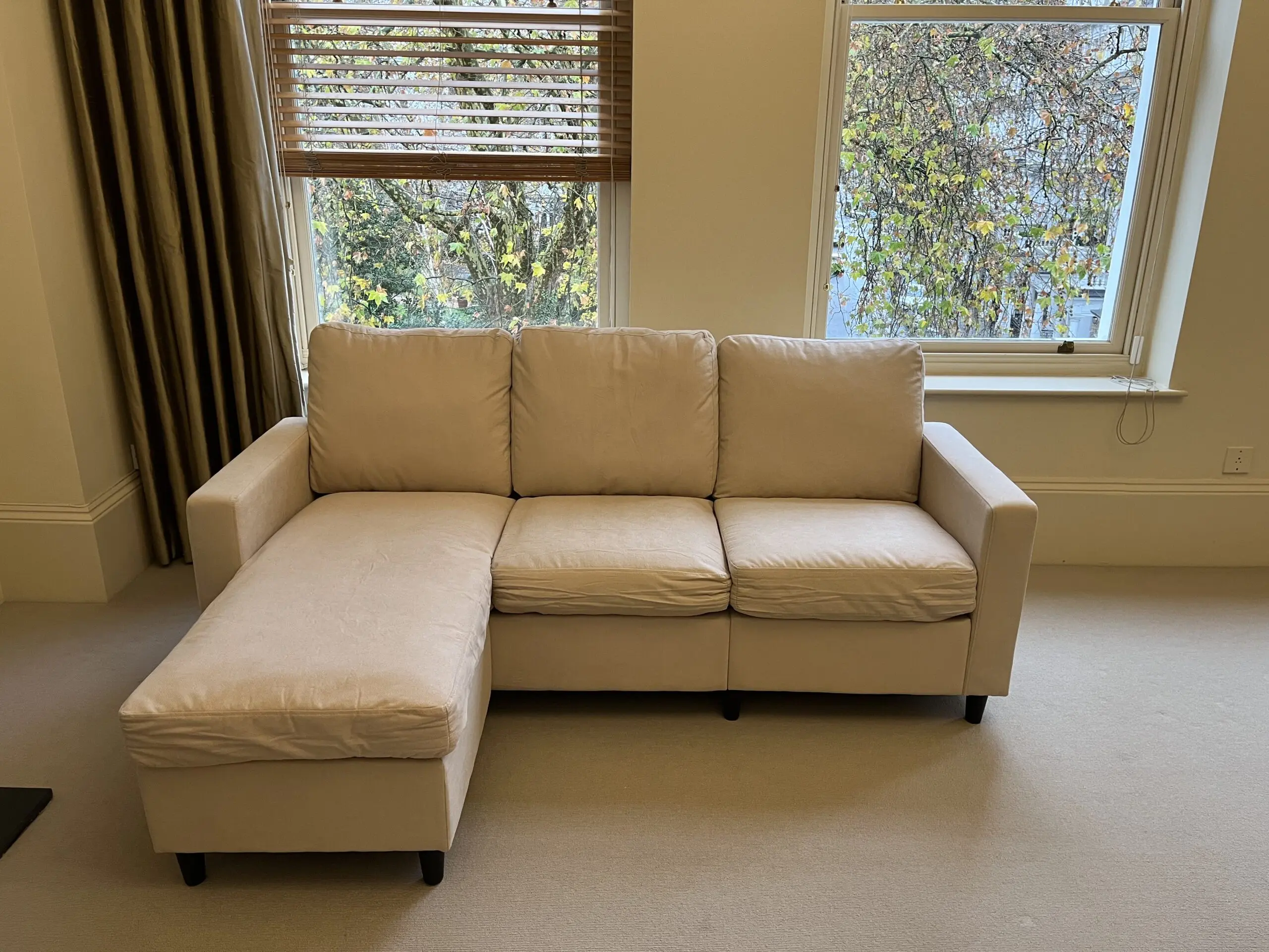 Campbell 3 seater (Daals) in Beige - Brand New, Unused