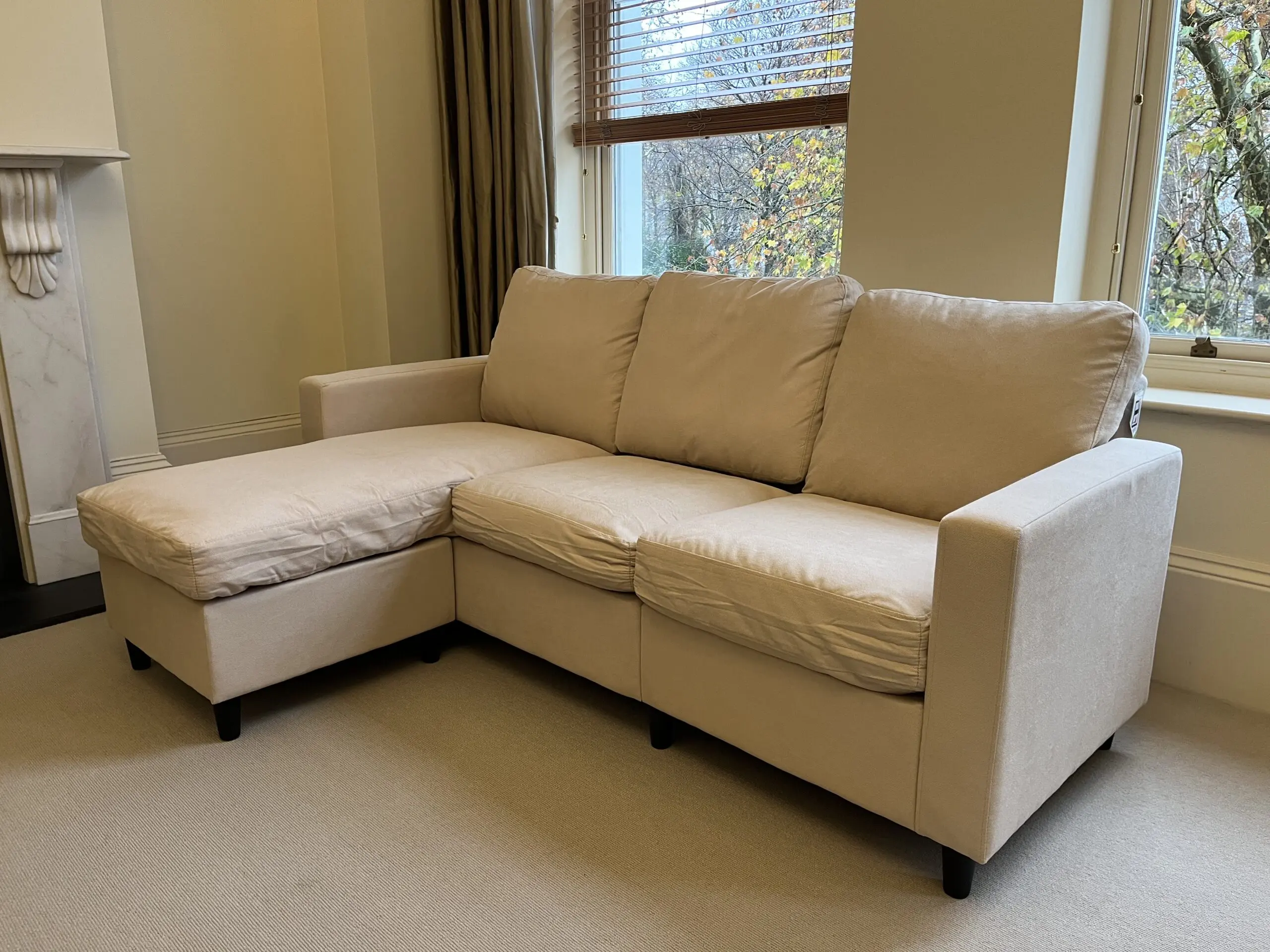 Campbell 3 seater (Daals) in Beige - Brand New, Unused