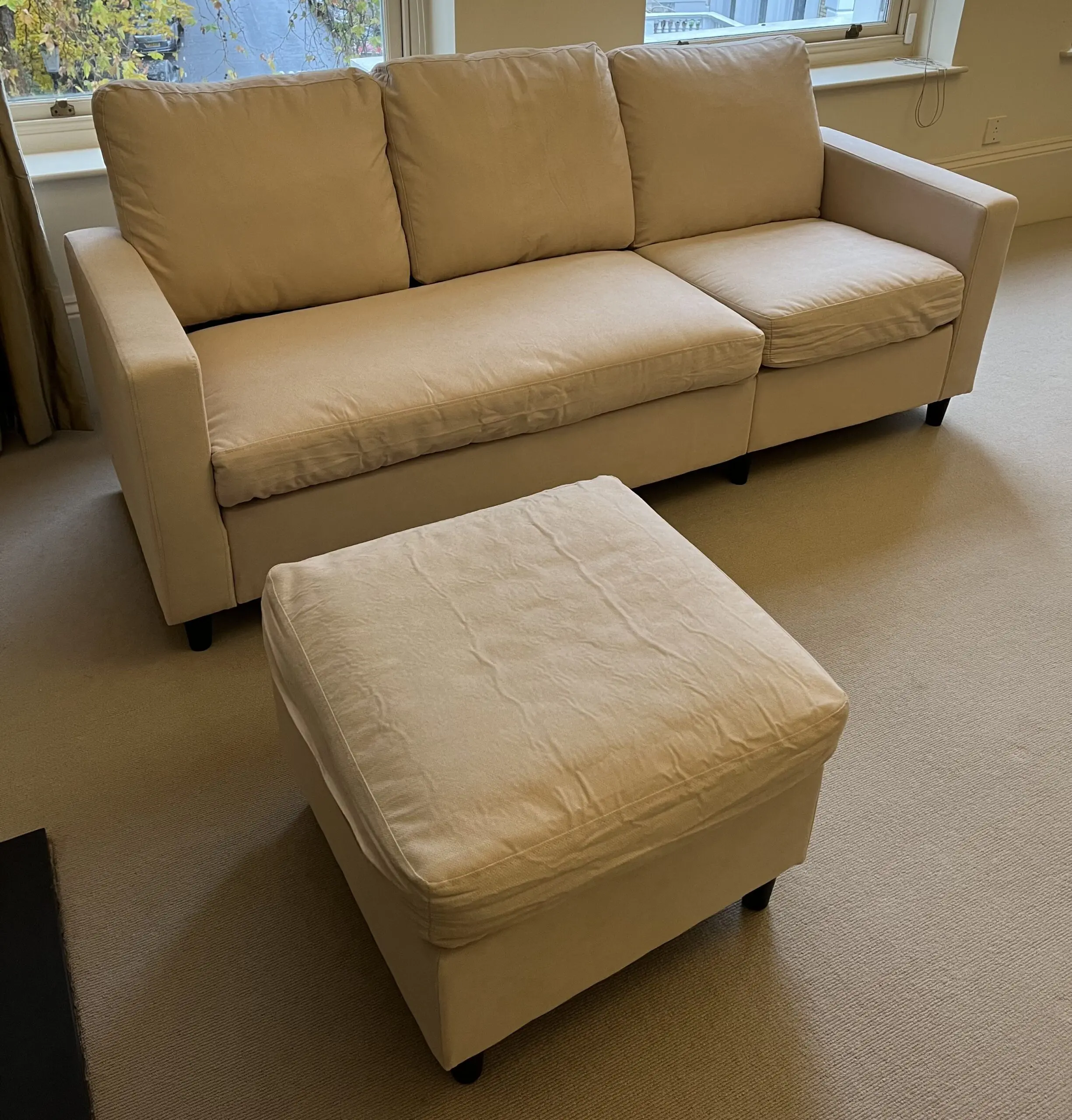 Campbell 3 seater (Daals) in Beige - Brand New, Unused