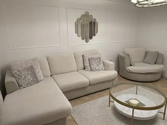 FREYA 4 SEATER SOFA & LARGE LOVE SWIVEL CHAIR