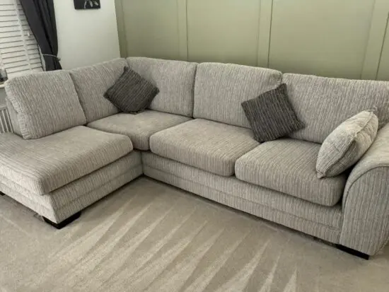 DFS Grey Edmond sofa