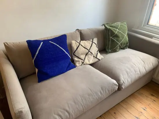 Swoon Taupe Luna 3 seater Sofa Bed