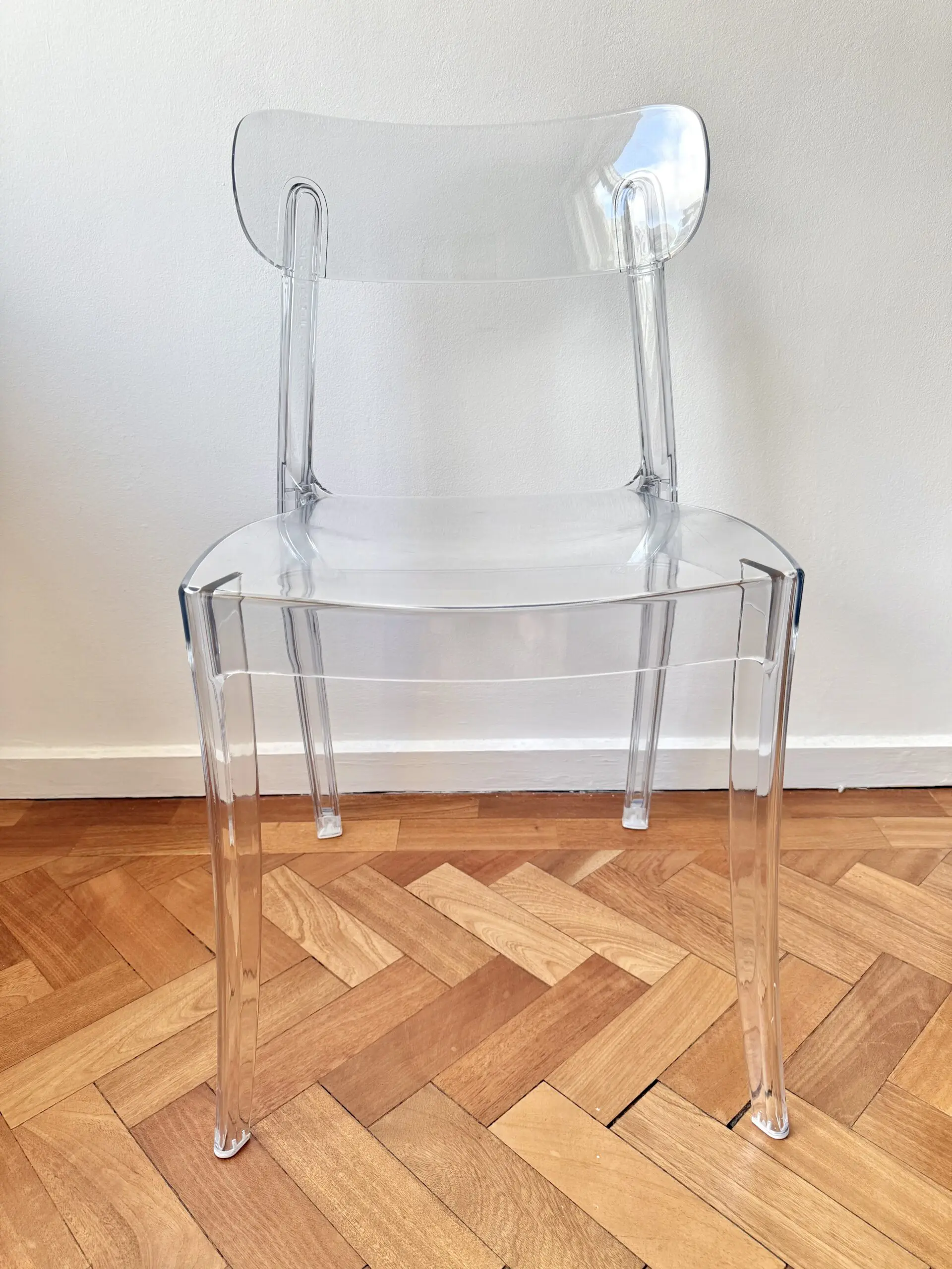 THE MASIE Arlet Transparent Polycarbonate Chair x 2 (Sold as Pair)