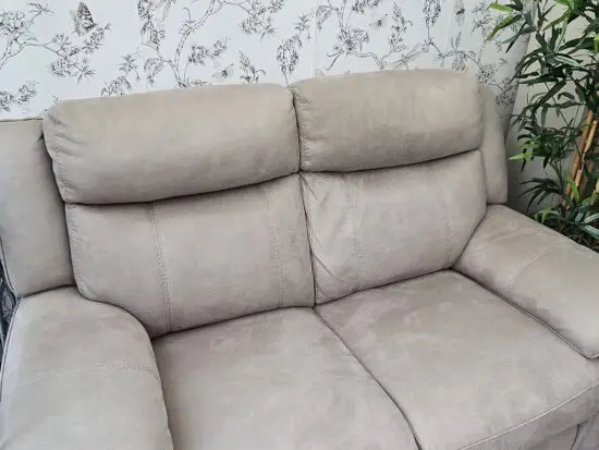 DFS 2 seats leather Electrical Sofa ( adjustable )