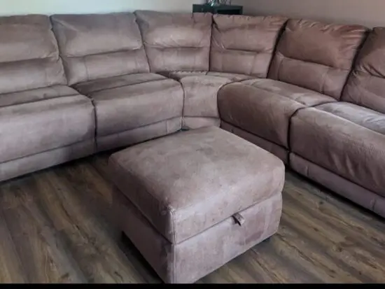 DFS Brown Five seated Corner Sofa