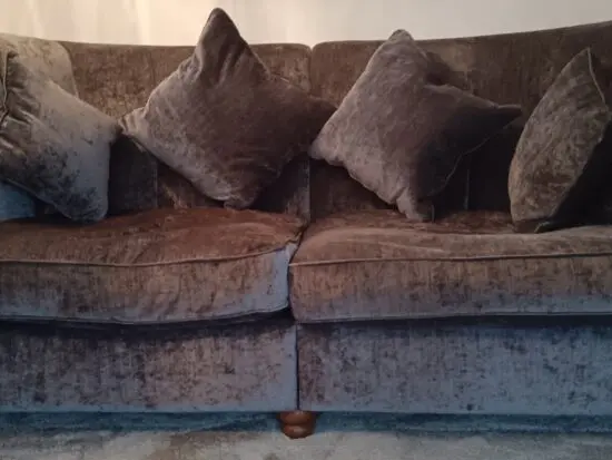 Sofology Dark Grey "Etienne" 2 Seater Split Sofa with matching Loveseat