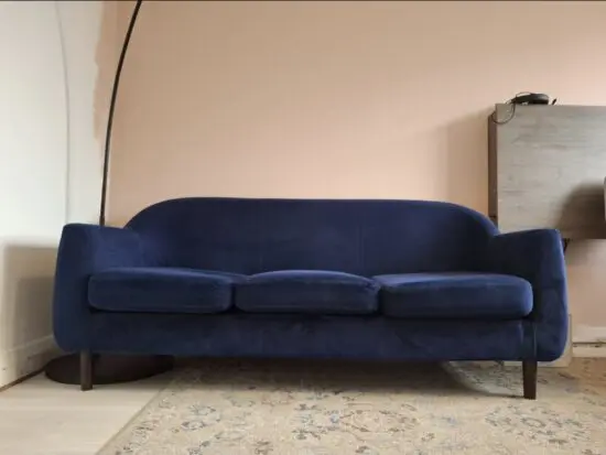 Made.com Tubby sofa Regal Blue