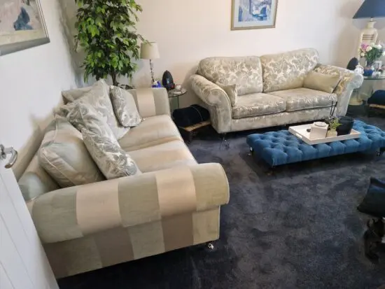 Furniture Village traditional style settees