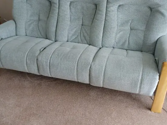 Himolla 3 seater Themse manual recliner.