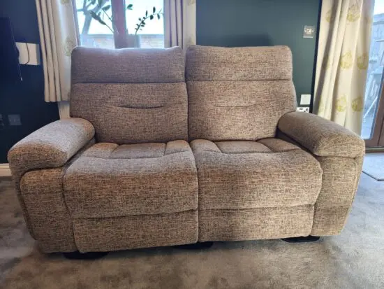 Furniture Village Cinemax 2 Seater Recliner Sofa with Surround Sound And Massage Function