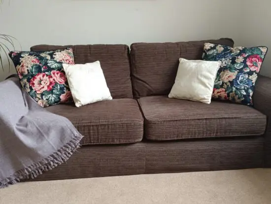 Next Comfy Brown 3-Seater Sofa LIKE NEW