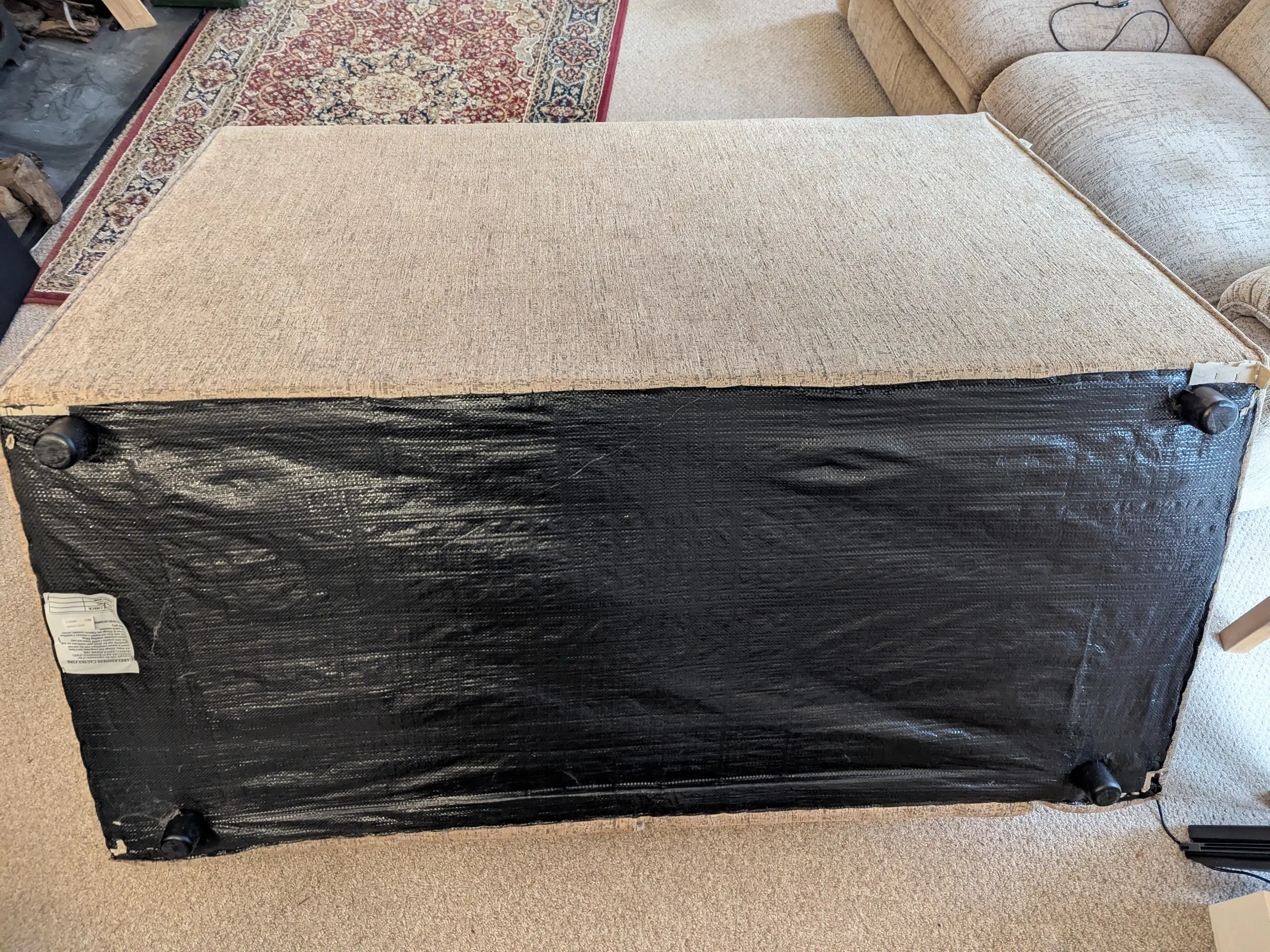 2 seater oatmeal LaZboy sofa