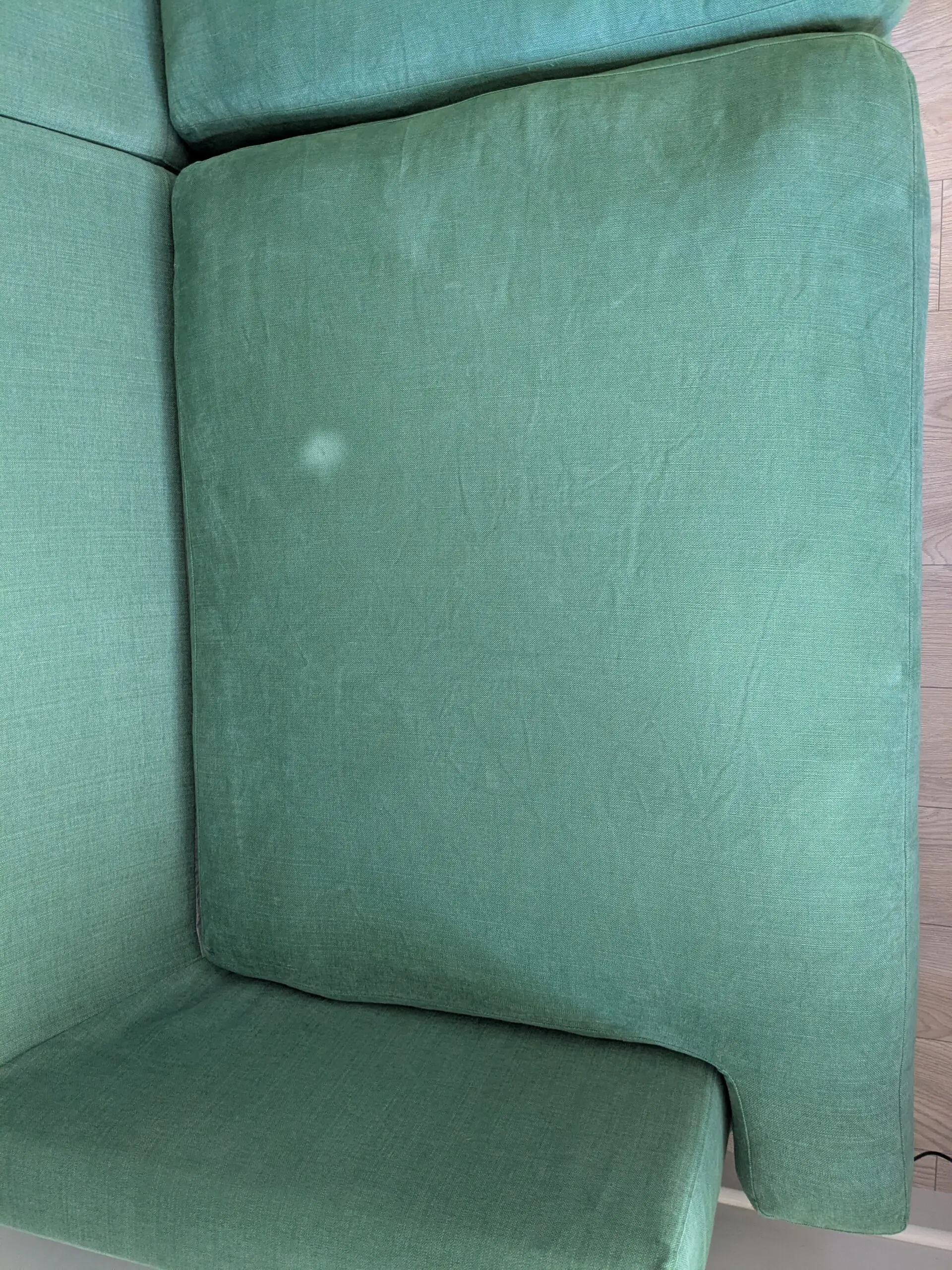 Adventures in Furniture Green Hammet Sofa