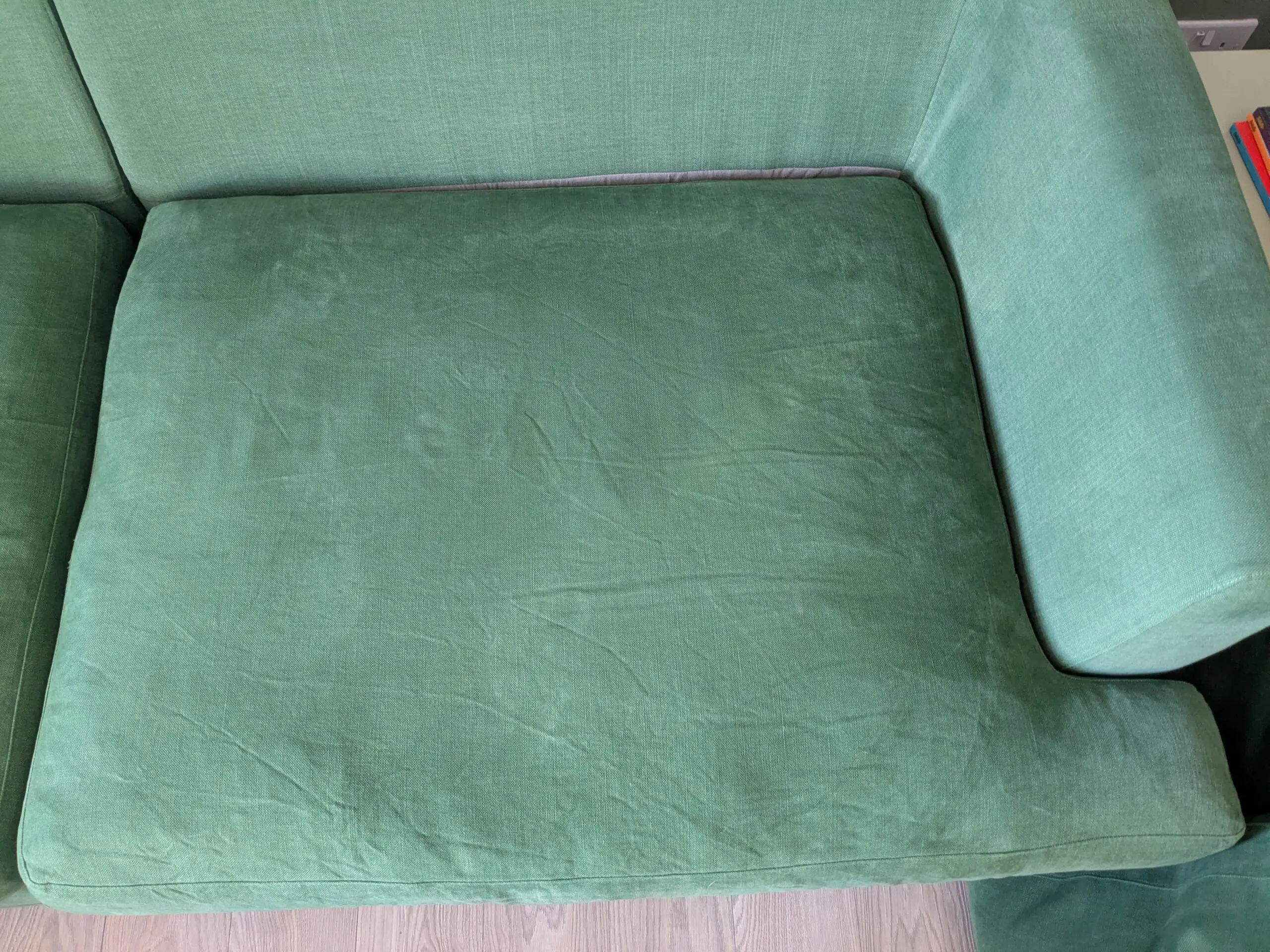 Adventures in Furniture Green Hammet Sofa
