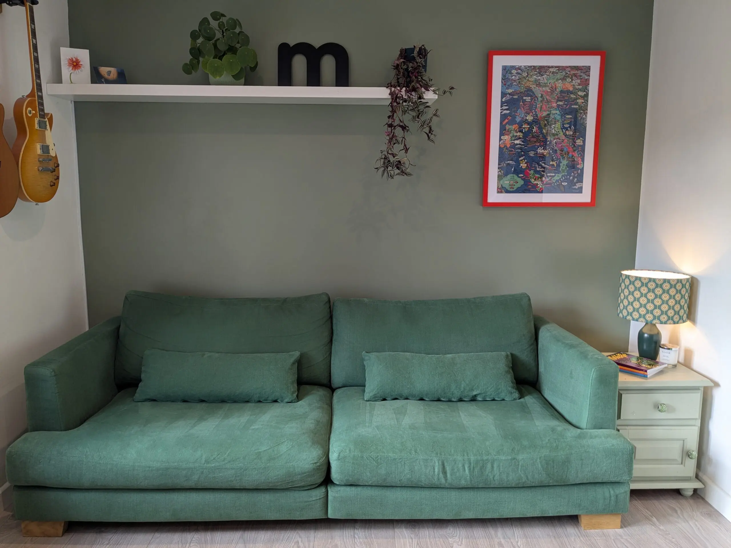 Adventures in Furniture Green Hammet Sofa
