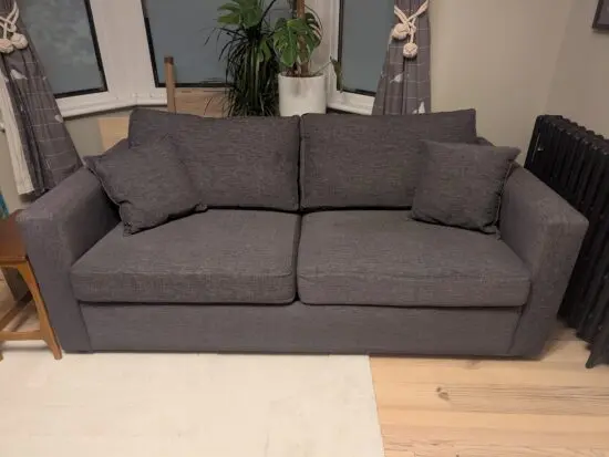 DFS charcoal double sofabed