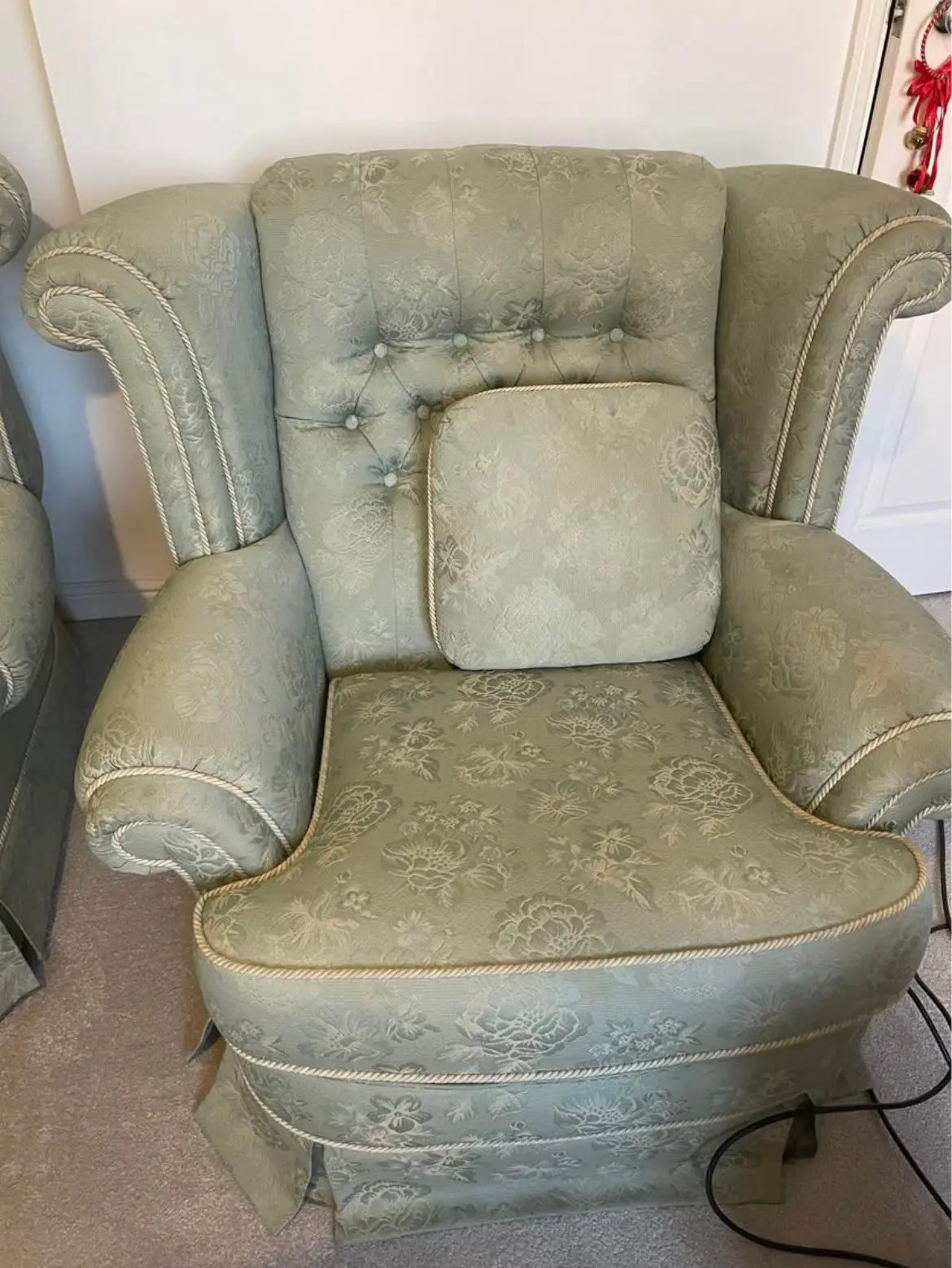 Timeless 3-Piece Floral Suite – Sofa & 2 Armchairs