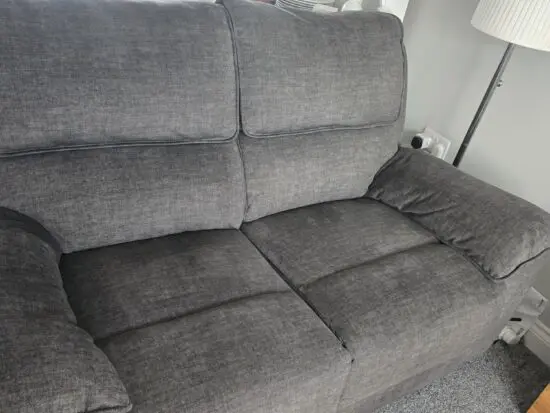 USB, Recliner 2 seater sofa & 1 recliner chair