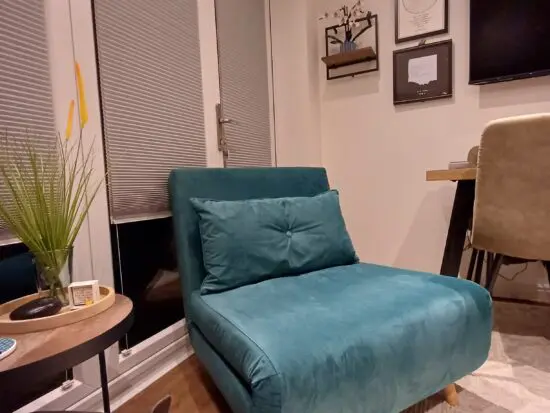 Habitat Roma Single Chair bed (Teal)