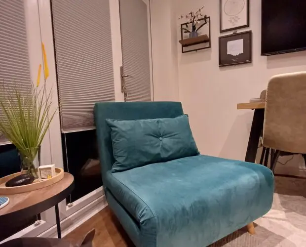 Habitat Roma Single Chair bed (Teal)