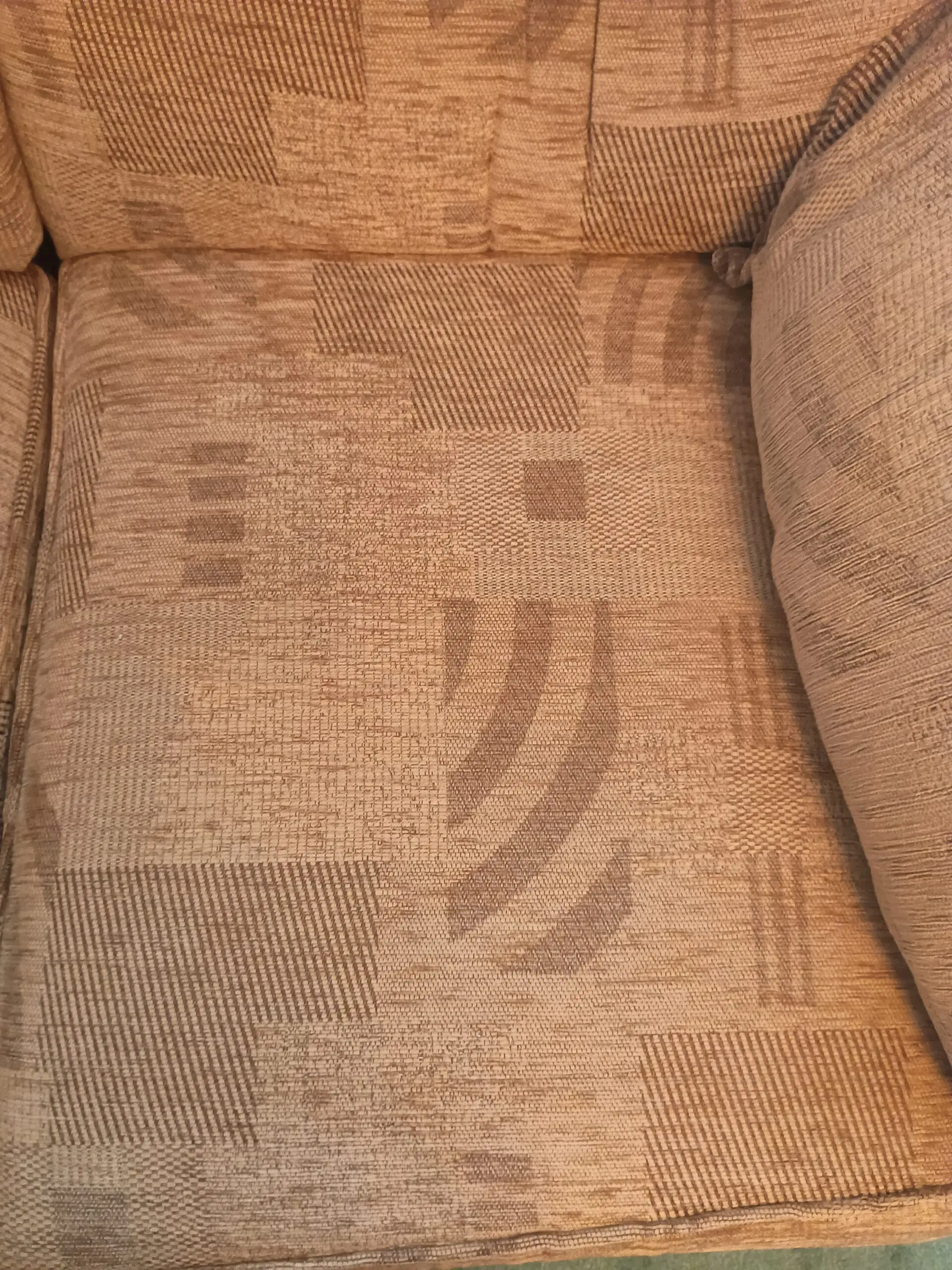 Brown 2 seat sofa