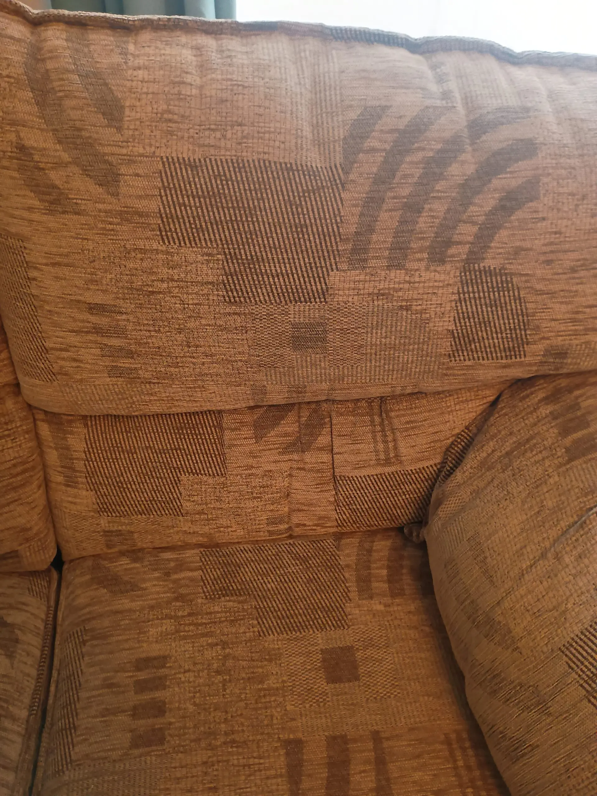 Brown 2 seat sofa
