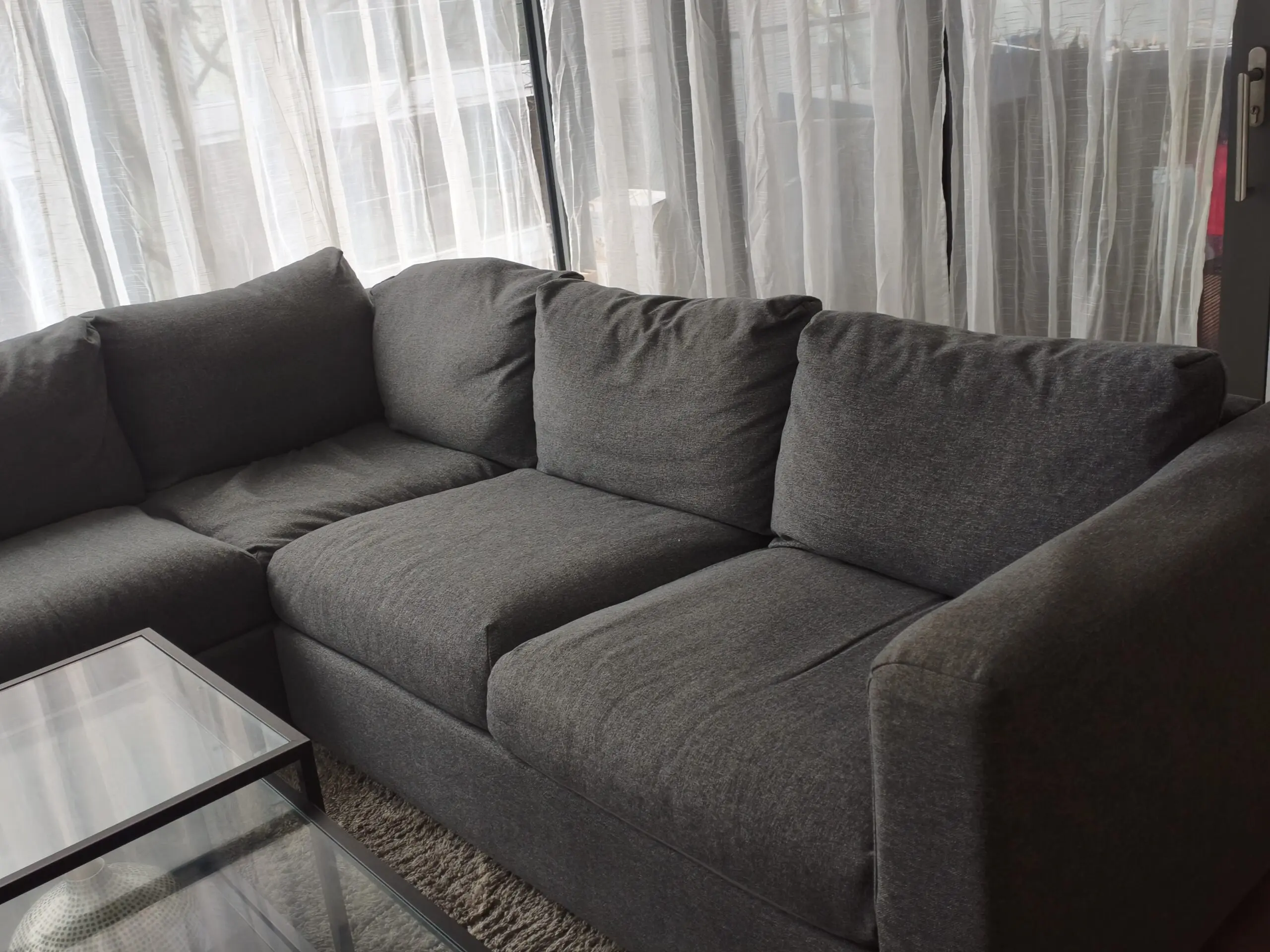 Ikea Vimle 4 seater corner sofa gunnared grey sofa