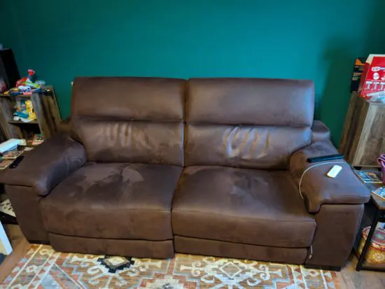 Sofology Lawrence 3 and 2 Seater in Dark Brown