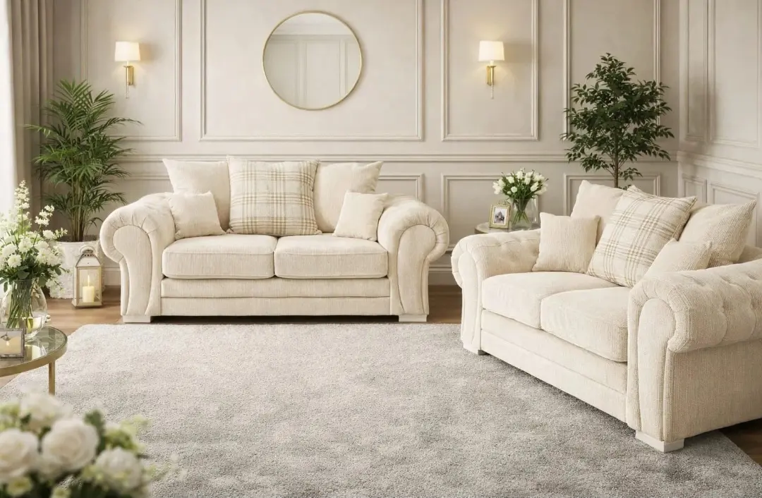 Brand New Veronica 3+2 seater Sofa set Grey