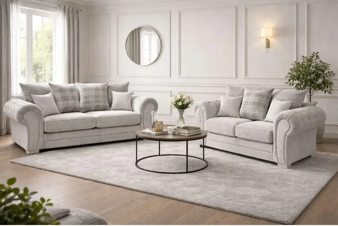 Brand New Veronica 3+2 seater Sofa set Grey