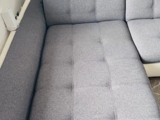 Grey corner sofa