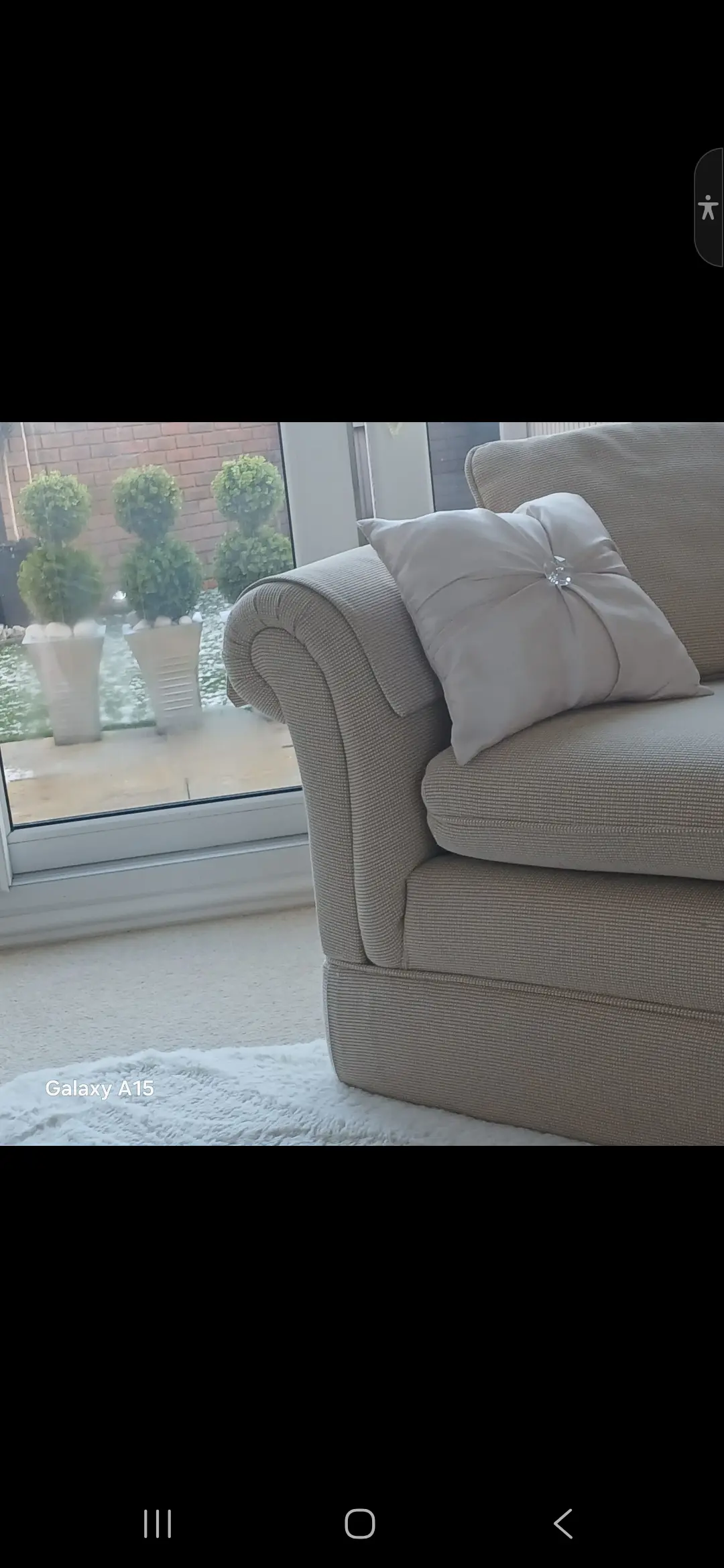 Neutral / Beige 2 Seater Sofa
