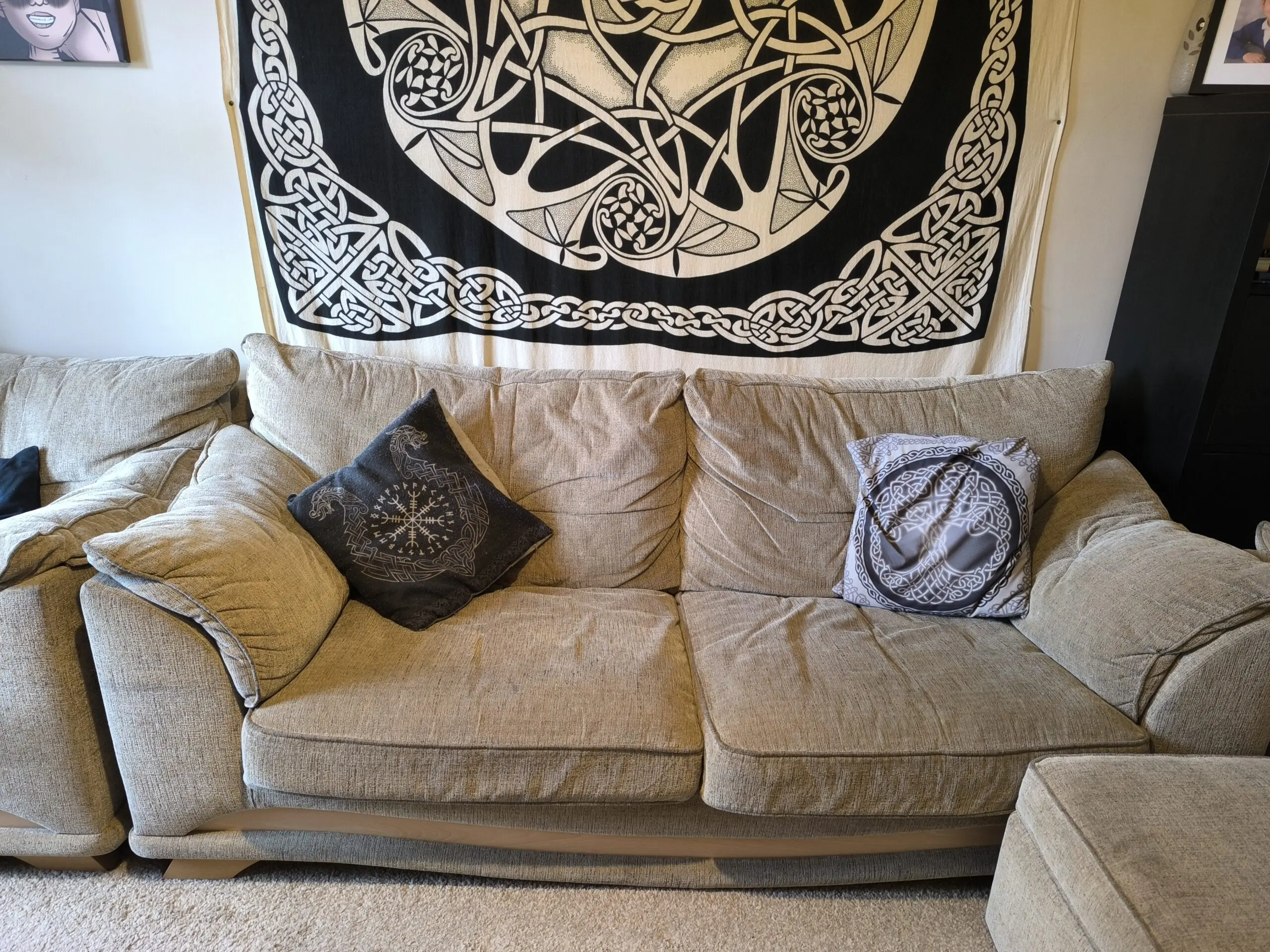 Sofa + Armchairs + Footstool