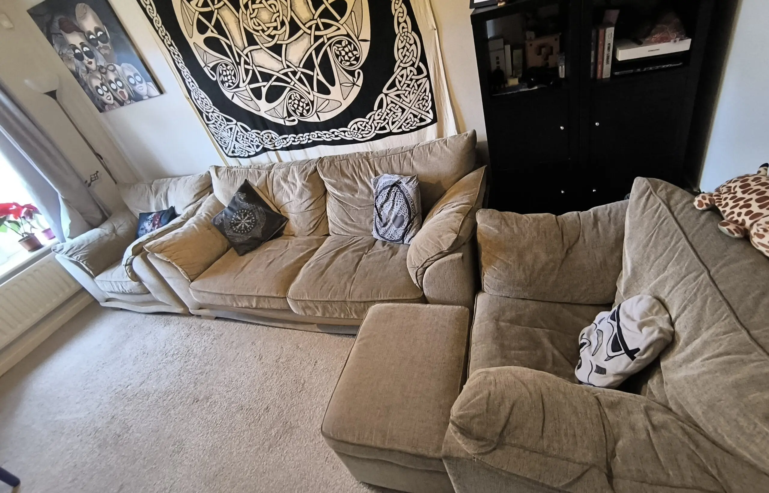 Sofa + Armchairs + Footstool