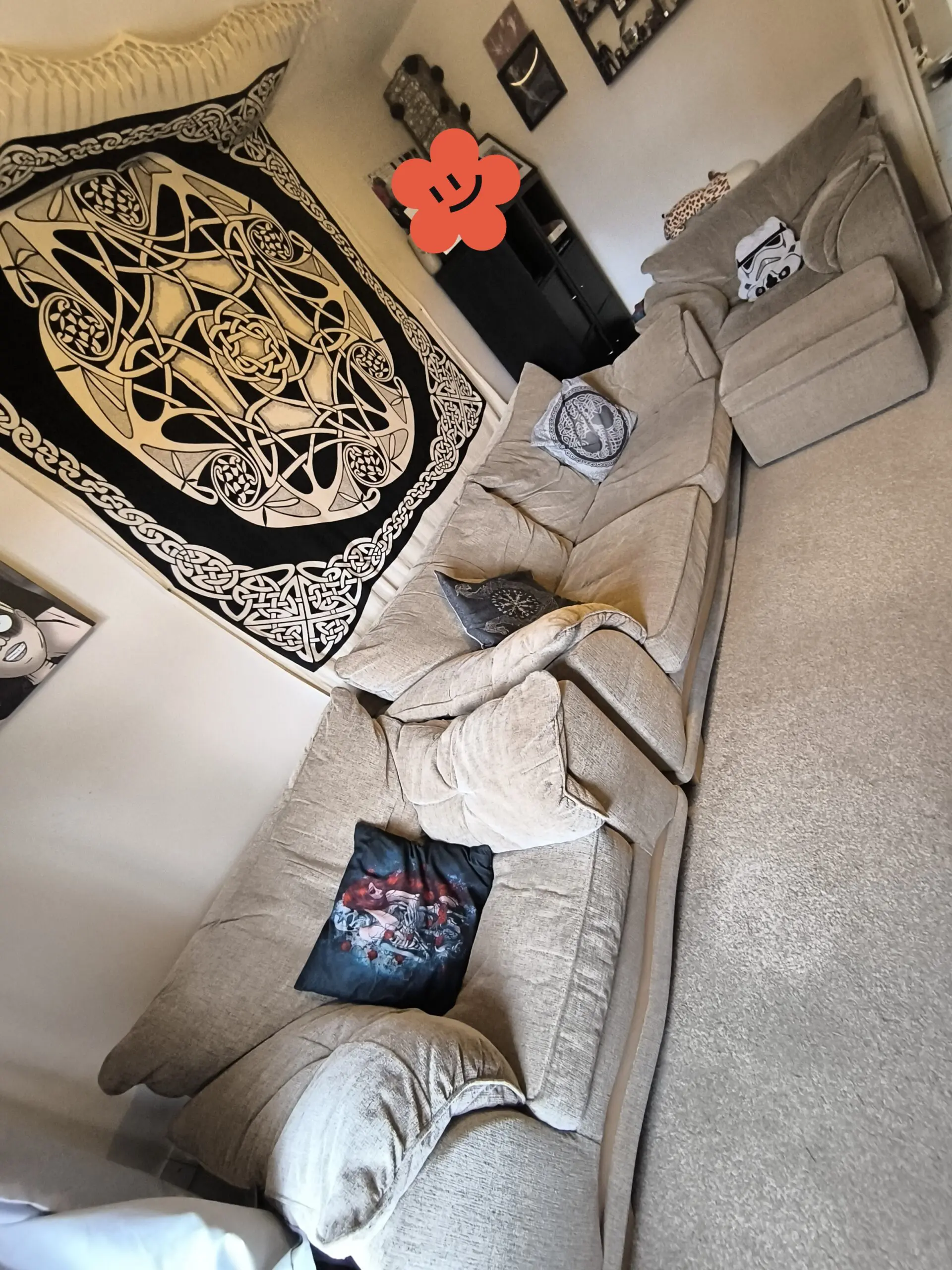 Sofa + Armchairs + Footstool