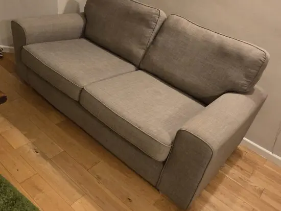 Dfs grey two seater sofa