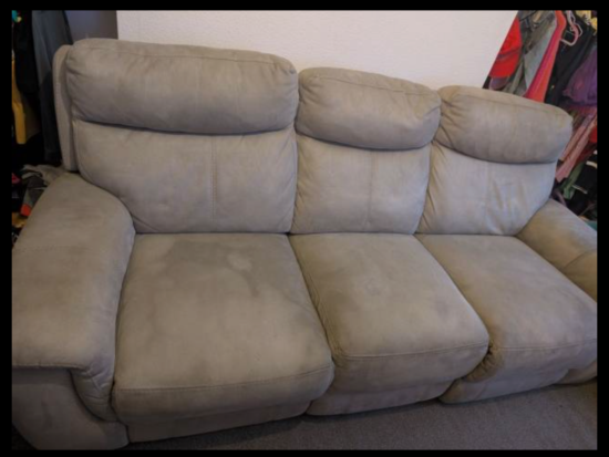 DFS 3-Seater Electric Recliner Sofa