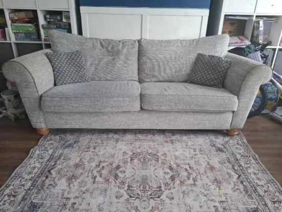 SCS Aurora Grey 3 seater sofa