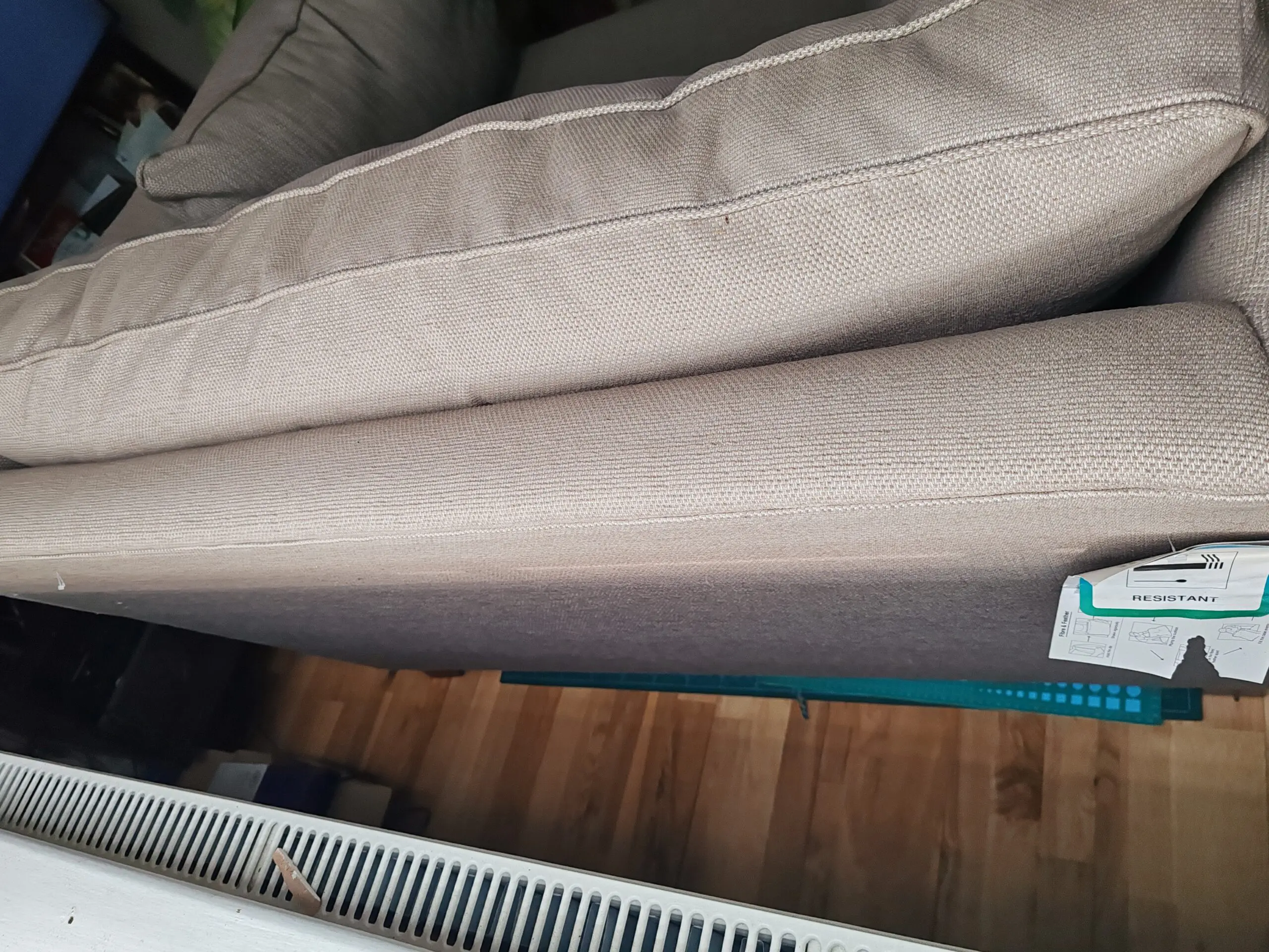 M&S Abbey Love Seat Sofa 2 Seater Grey Fabric