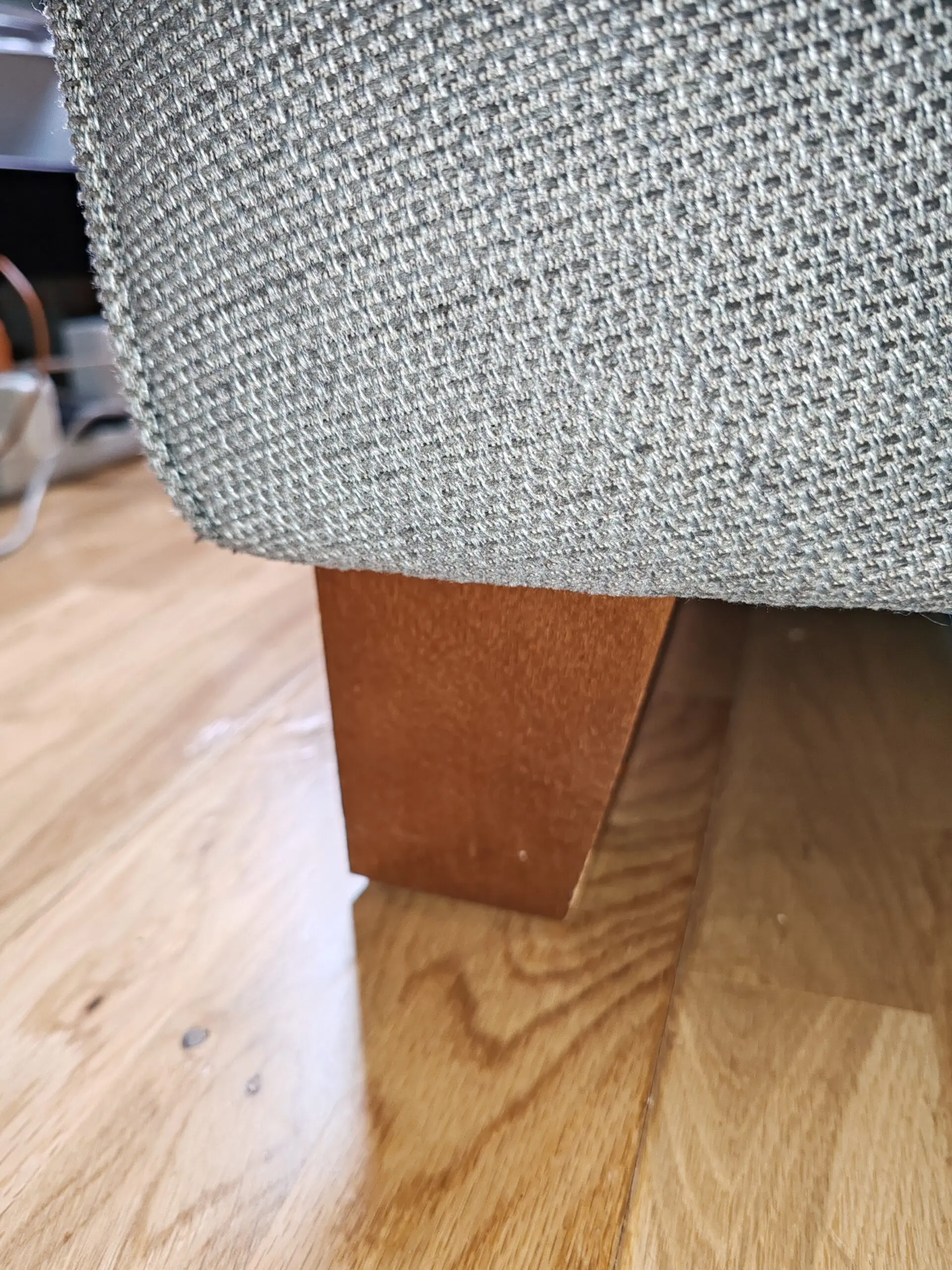 M&S Abbey Love Seat Sofa 2 Seater Grey Fabric