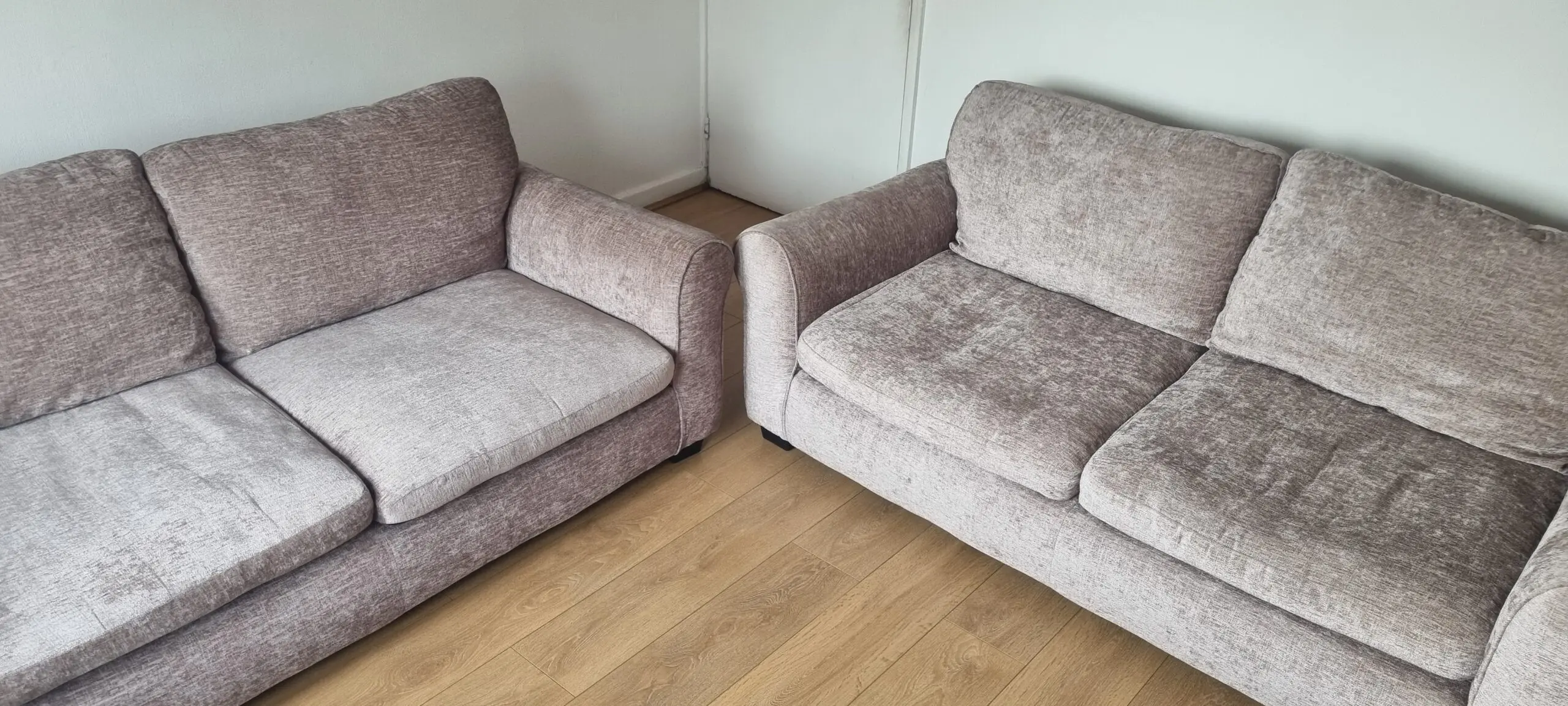 Two 3 seater sofas
