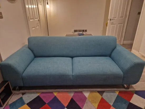 Dfs teal sofa