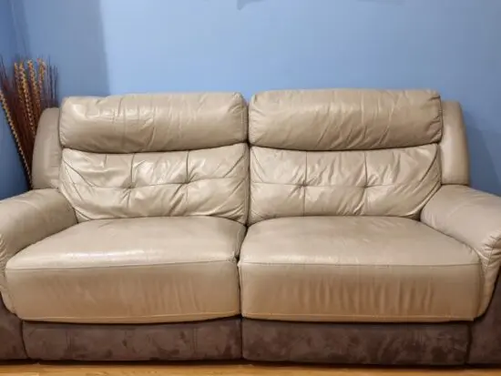 DFS Leather Power Recliner Sofa Set (2×3 + 1×2)