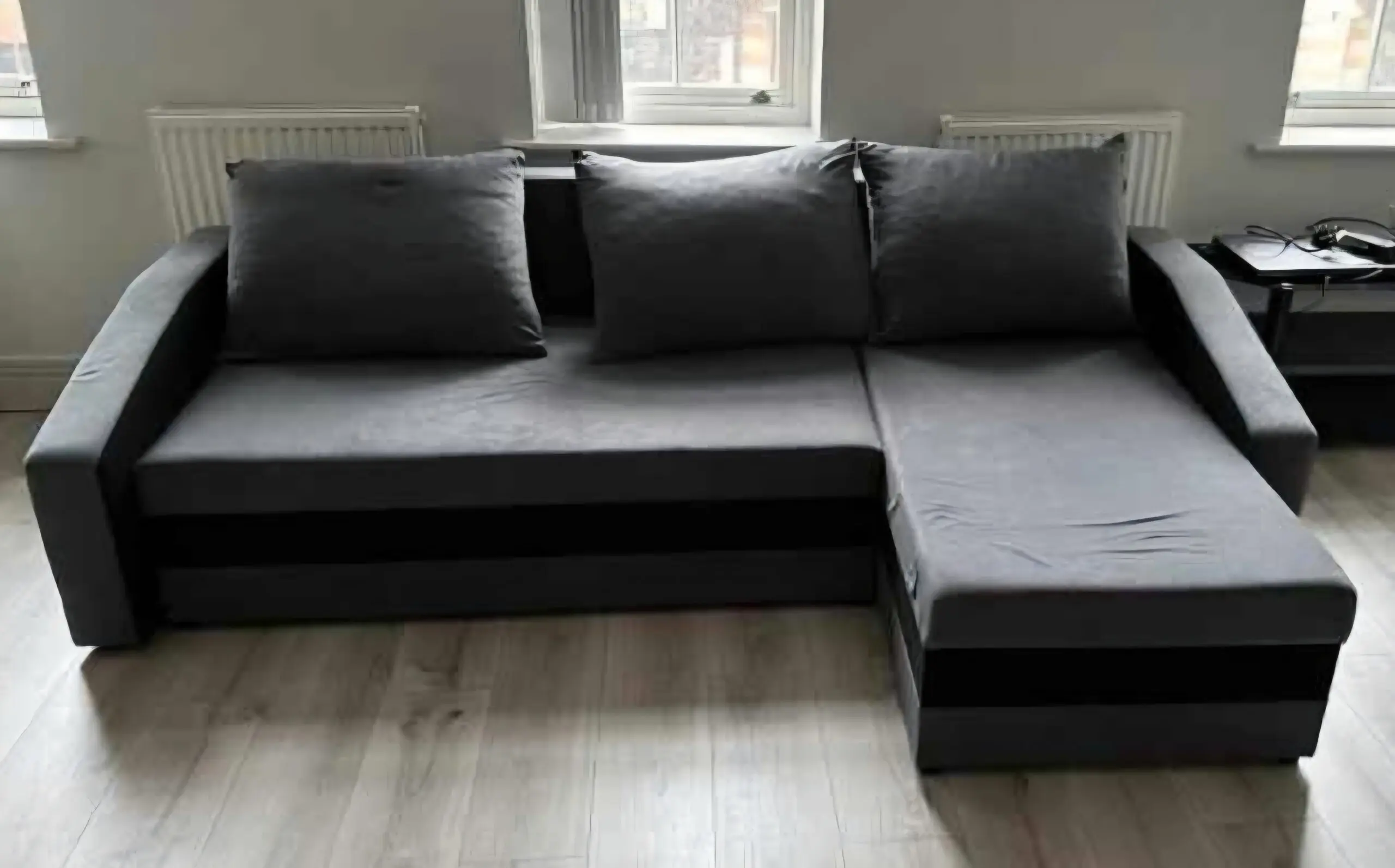 L‑Shape Sofa with pillows & protector – For Sale