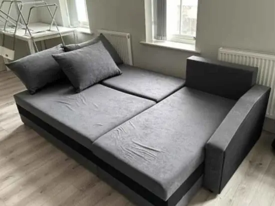 L‑Shape Sofa with pillows & protector – For Sale