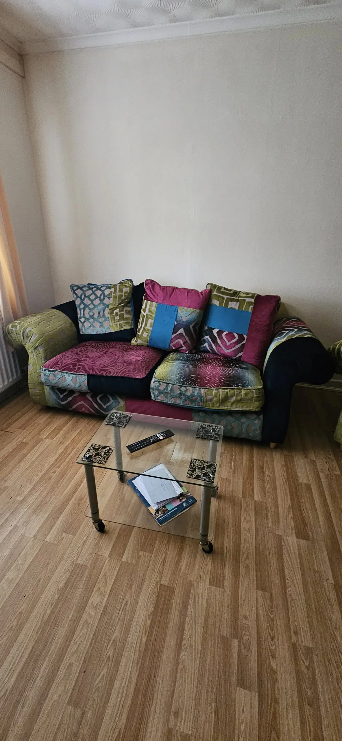 Two large 2 seater sofas