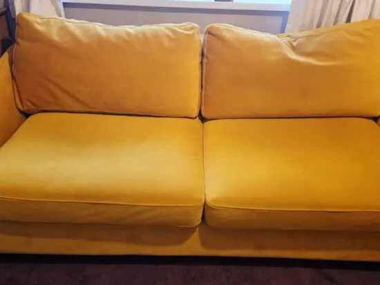 Mustard 3 Seater Snug Sofa Bed