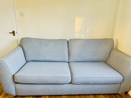 DFS Orlby 4 seater Removable arm Grey Color sofa / Accent chair / foot stool