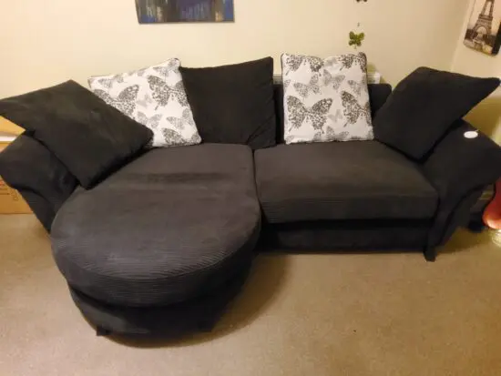 Dfs corner sofa-blue